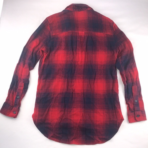 Madewell Classic Flannel Shirt Sz: S - Picture 2 of 11